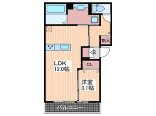 D-room南小路の物件間取画像